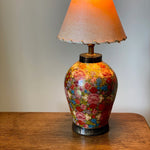 Load image into Gallery viewer, KEPT London Stock Kashmiri floral painted lamp
