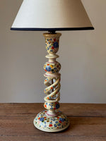 Load image into Gallery viewer, KEPT London Stock Kashmiri twisted stem table lamp
