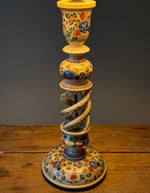 Load image into Gallery viewer, KEPT London Stock Kashmiri twisted stem table lamp
