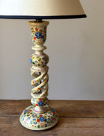 Load image into Gallery viewer, KEPT London Stock Kashmiri twisted stem table lamp
