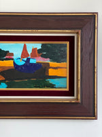 Load image into Gallery viewer, KEPT London Landscape with boats, Lars Norrman

