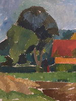 Load image into Gallery viewer, KEPT London Landscape with houses by Bertil Andersson (1923–1990)
