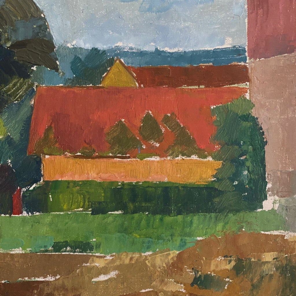 KEPT London Landscape with houses by Bertil Andersson (1923–1990)