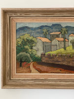 Load image into Gallery viewer, KEPT London Stock Landscape with houses, by Brita Nordencreutz (1899–1982)
