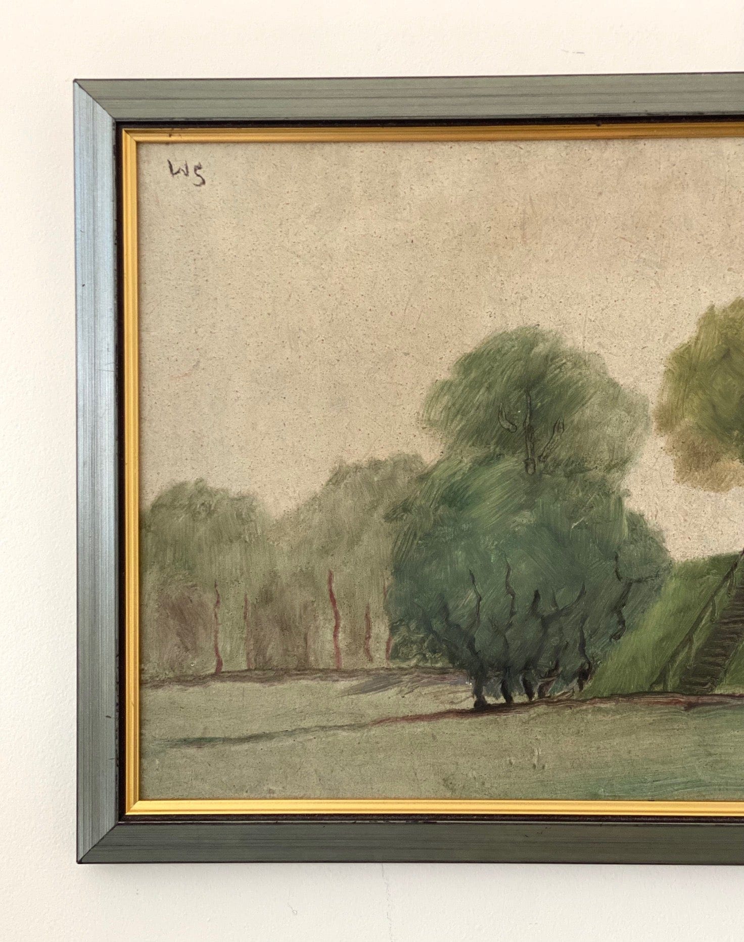 KEPT London Stock Landscape with red house, Wilgot Svensson (1903–1975)