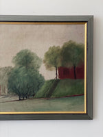 Load image into Gallery viewer, KEPT London Stock Landscape with red house, Wilgot Svensson (1903–1975)
