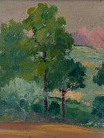 Load image into Gallery viewer, KEPT London Stock Landscape with trees and mountains, 1930
