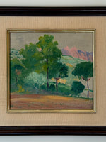 Load image into Gallery viewer, KEPT London Stock Landscape with trees and mountains, 1930
