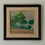 Load image into Gallery viewer, KEPT London Stock Landscape with trees and mountains, 1930
