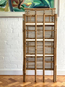 KEPT London Large bamboo folding shelves