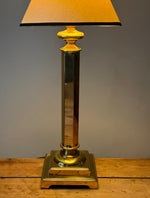 Load image into Gallery viewer, KEPT London Stock Large brass hexagonal table lamp
