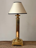 Load image into Gallery viewer, KEPT London Stock Large brass hexagonal table lamp
