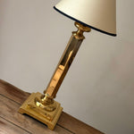 Load image into Gallery viewer, KEPT London Stock Large brass hexagonal table lamp
