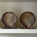 Load image into Gallery viewer, KEPT London Stock Large brass shell bookends, pair
