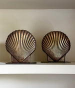 Load image into Gallery viewer, KEPT London Stock Large brass shell bookends, pair
