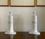 Load image into Gallery viewer, KEPT London Large pair of ceramic white lamps, Gustavsberg
