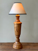 Load image into Gallery viewer, KEPT London Stock Large spalted wood turned lamp
