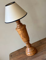 Load image into Gallery viewer, KEPT London Stock Large spalted wood turned lamp
