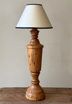 Load image into Gallery viewer, KEPT London Stock Large spalted wood turned lamp
