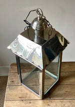 Load image into Gallery viewer, KEPT London Stock Large stainless steel pendant lantern light
