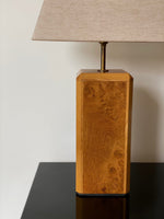 Load image into Gallery viewer, KEPT London Stock Large walnut table lamp
