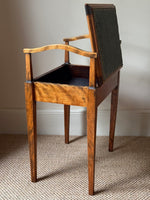 Load image into Gallery viewer, KEPT London Stock Lift top mahogany piano stool with handles
