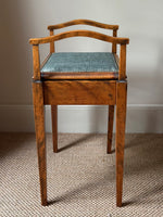 Load image into Gallery viewer, KEPT London Stock Lift top mahogany piano stool with handles

