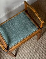 Load image into Gallery viewer, KEPT London Stock Lift top mahogany piano stool with handles

