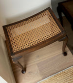Load image into Gallery viewer, KEPT London Stock Mahogany cane seat stool
