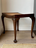 Load image into Gallery viewer, KEPT London Stock Mahogany cane seat stool
