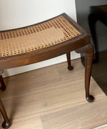 Load image into Gallery viewer, KEPT London Stock Mahogany cane seat stool
