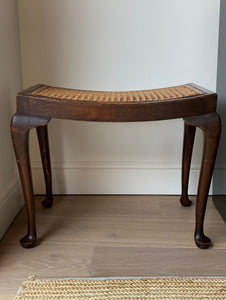 KEPT London Stock Mahogany cane seat stool