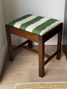 KEPT London Mahogany dressing table stool
