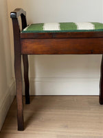 Load image into Gallery viewer, KEPT London Stock Mahogany lift top stool, wavy legs
