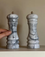 Load image into Gallery viewer, KEPT London Stock Marble salt and pepper set
