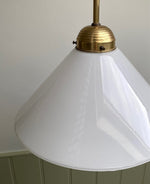 Load image into Gallery viewer, KEPT London Milk glass pendant shade
