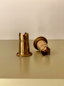 KEPT London Stock Miniature brass candle holders
