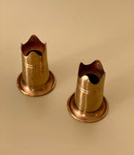 Load image into Gallery viewer, KEPT London Stock Miniature brass candle holders
