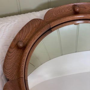 KEPT London Oak convex mirror