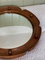 Load image into Gallery viewer, KEPT London Oak convex mirror
