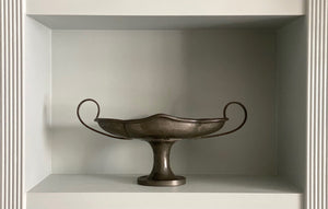 KEPT London Old English pewter mantle vase