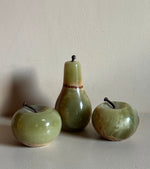 Load image into Gallery viewer, KEPT London Stock Onyx pear and two apples

