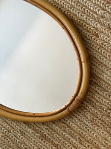 KEPT London Stock Oval bamboo mirror