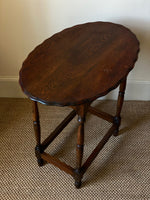 Load image into Gallery viewer, KEPT London Stock Oval oak table with wavy edge
