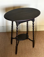 Load image into Gallery viewer, KEPT London Stock Oval table with bobbin turned legs
