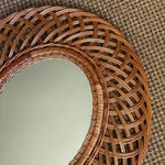 Load image into Gallery viewer, KEPT London Stock Oval woven framed mirror
