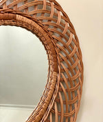 Load image into Gallery viewer, KEPT London Stock Oval woven framed mirror
