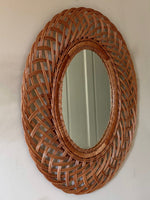 Load image into Gallery viewer, KEPT London Stock Oval woven framed mirror
