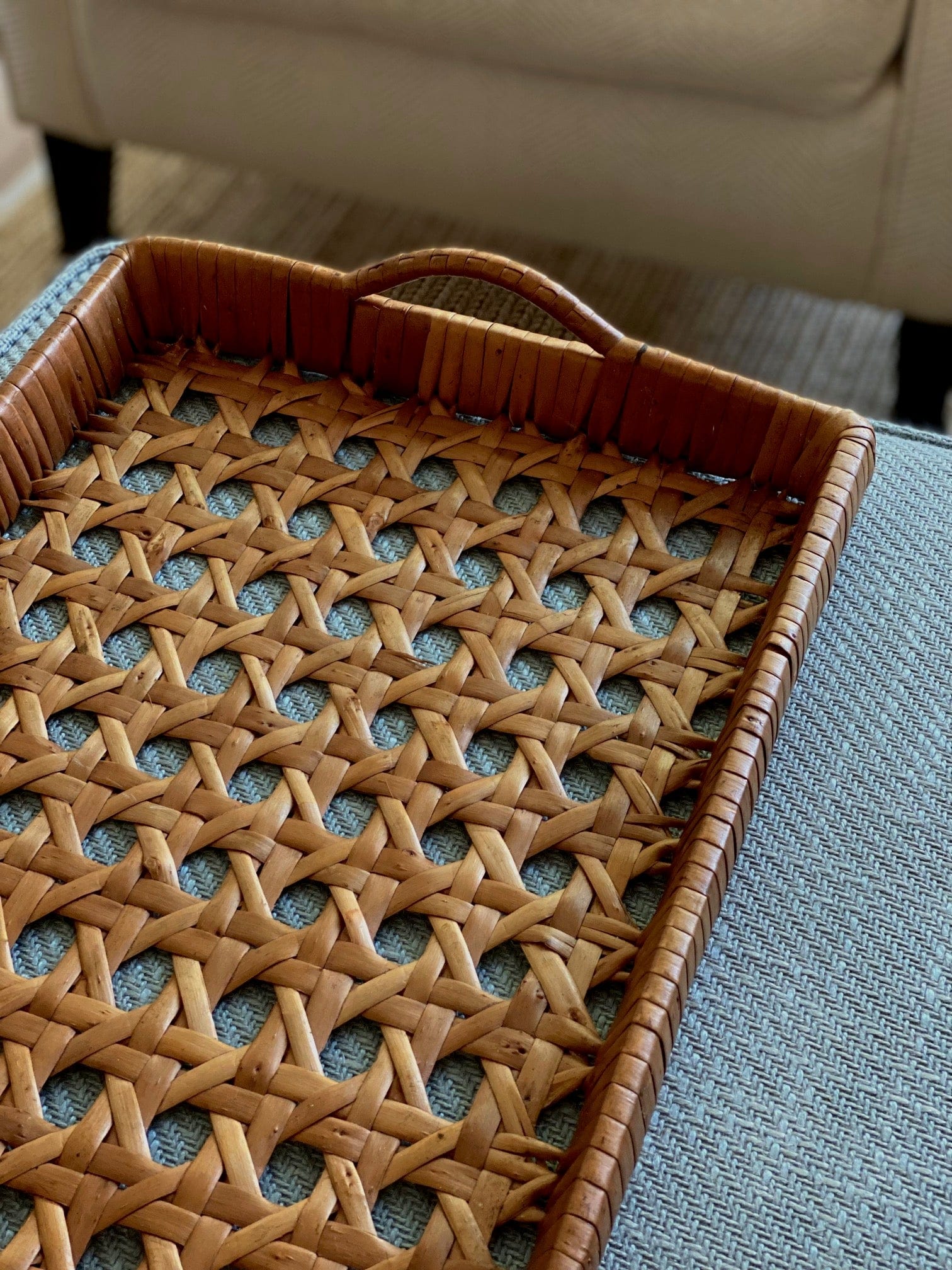 KEPT London Stock Oversized cane tray