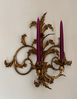 Load image into Gallery viewer, KEPT London Stock Pair of acanthus leaf wall sconces
